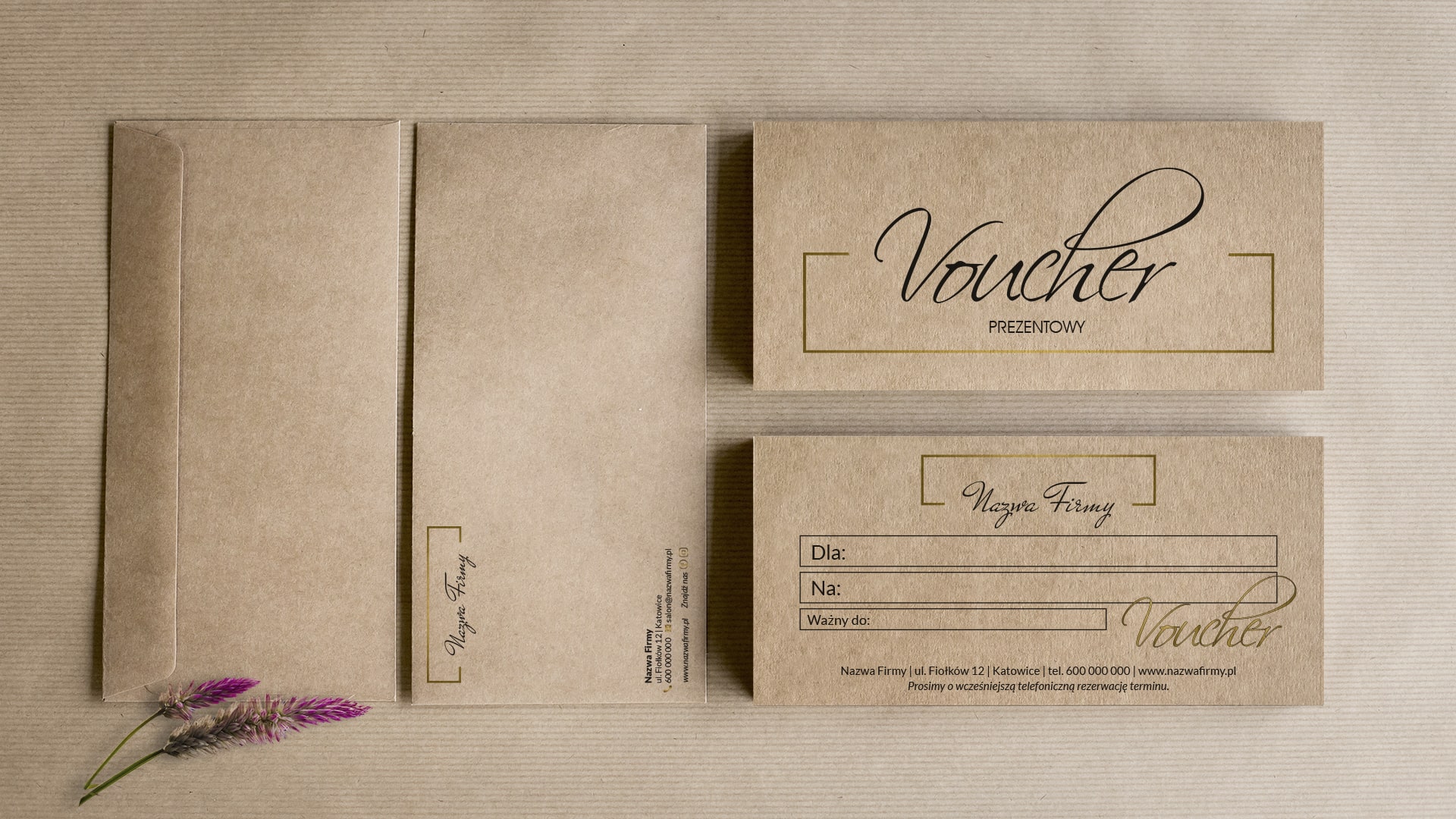 Bon w kopercie zestaw EKO Drukarnia FOTOIDRUK